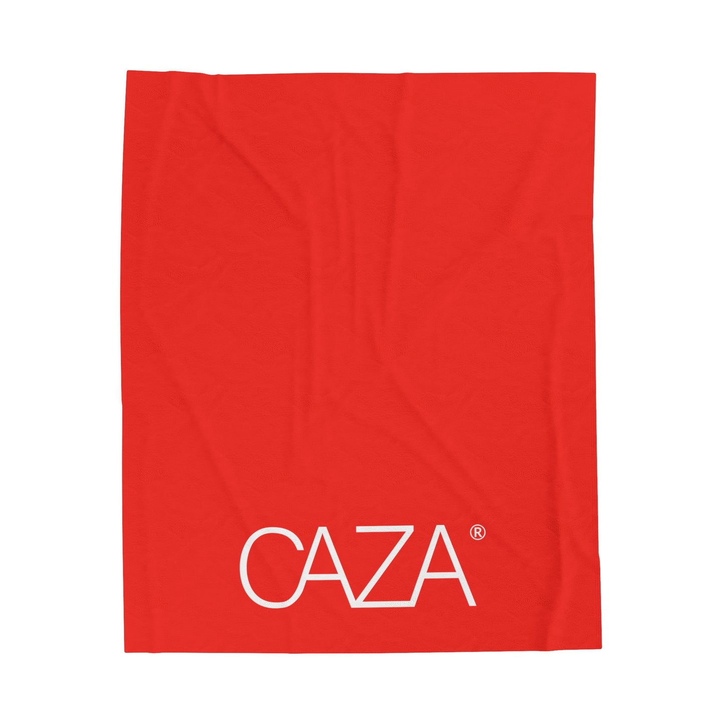 Velveteen Plush Blanket (Red)