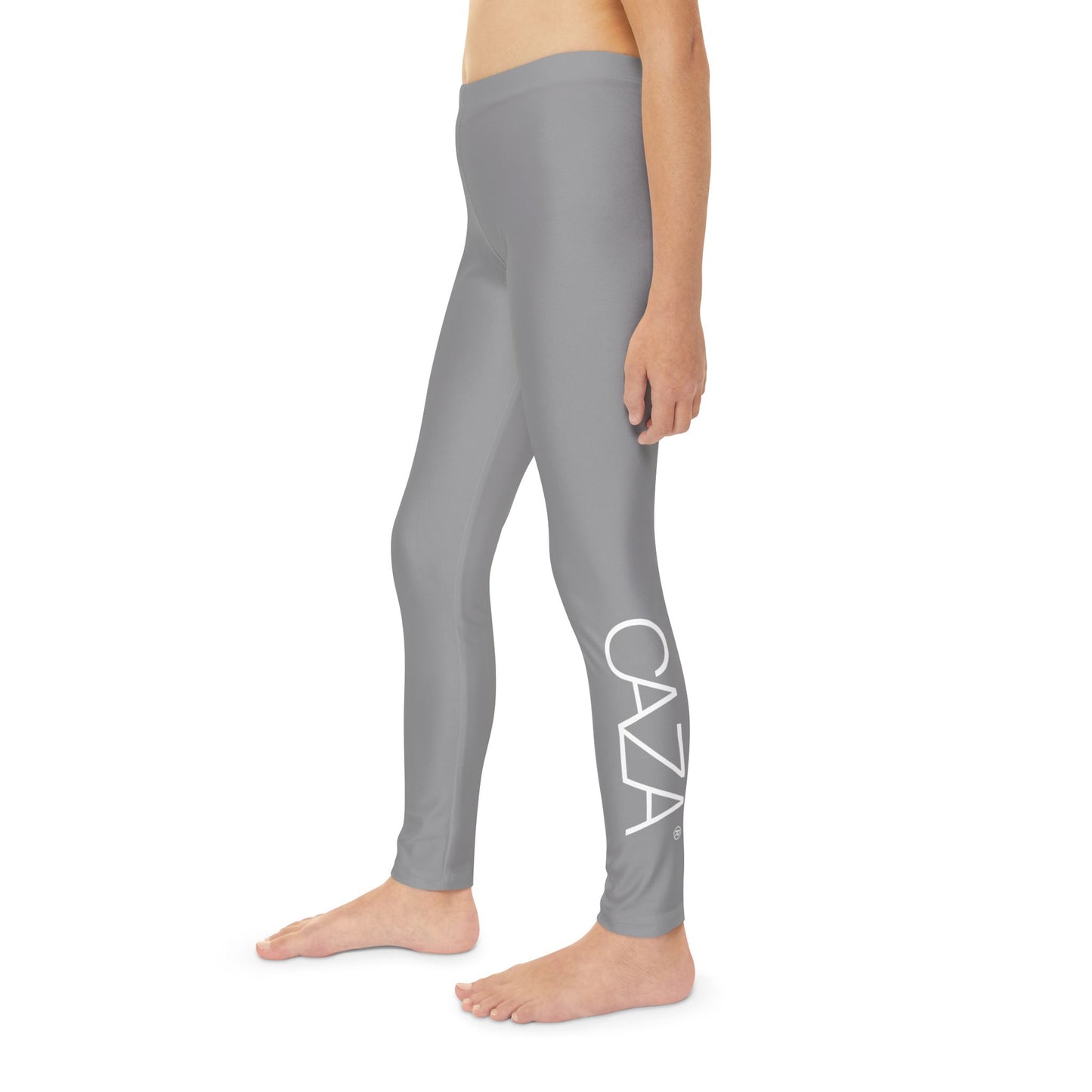 Youth Full-Length Leggings (Grey)
