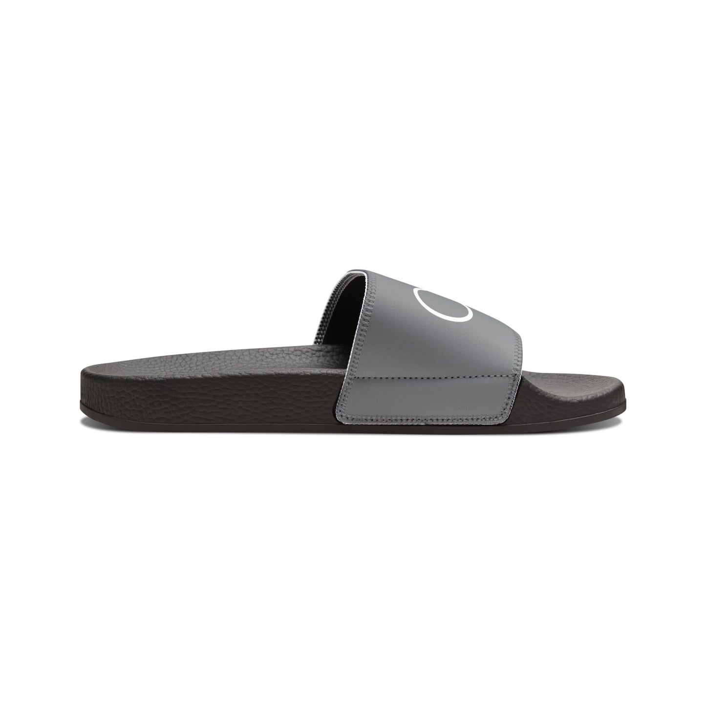 Youth PU Slide Sandals (Grey)