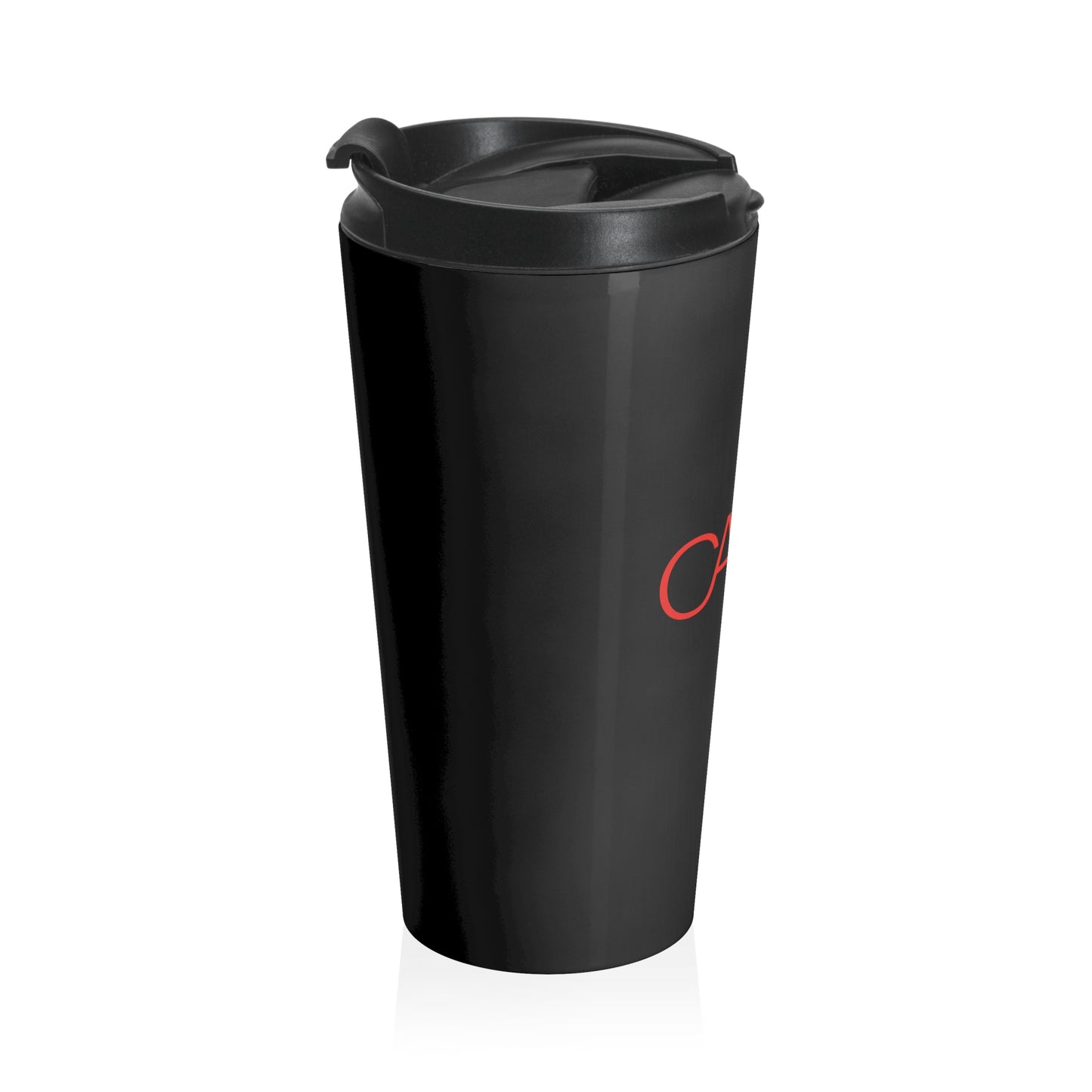 Stainless Steel Travel Mug (Black)