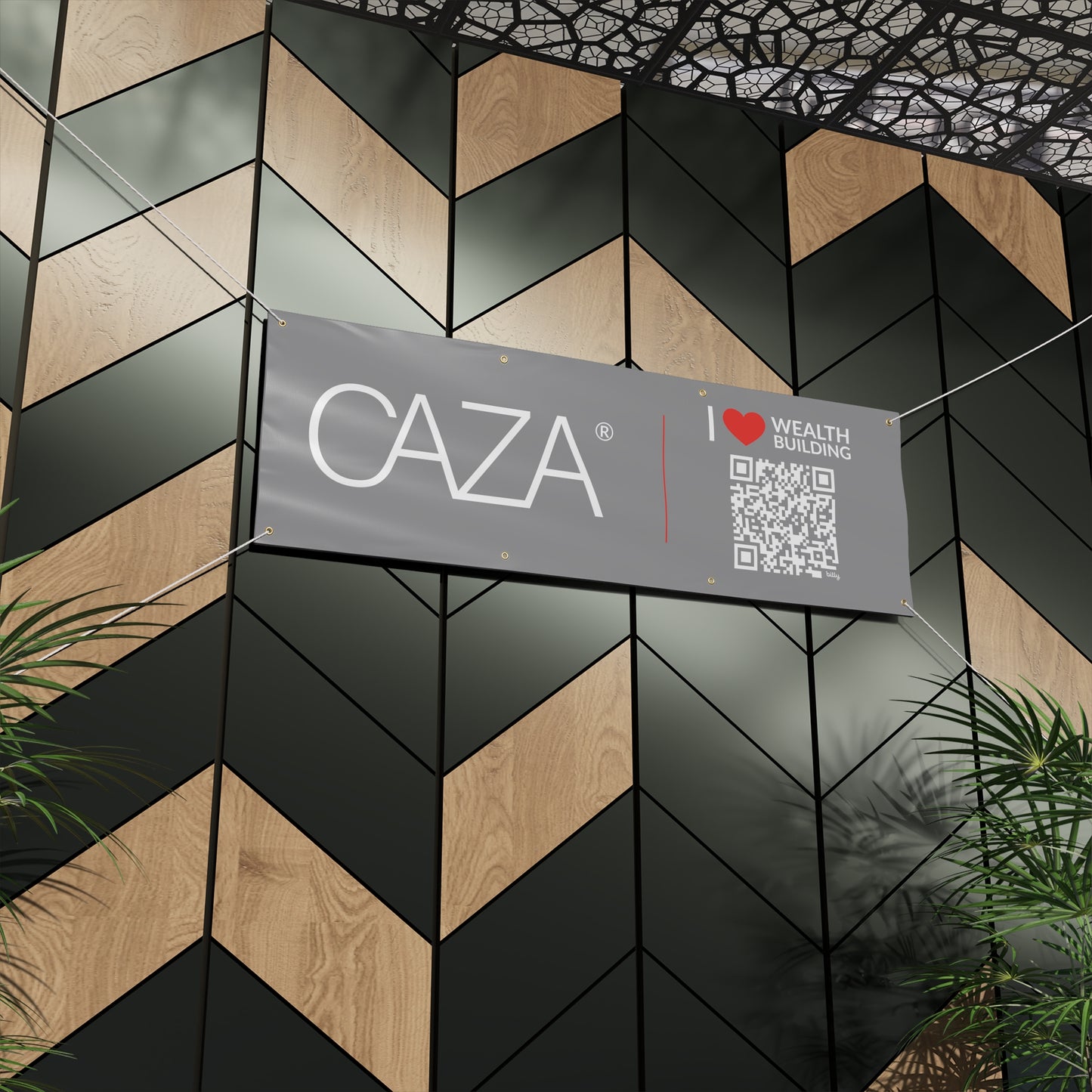 Join CAZA® | Matte Banner (Grey)