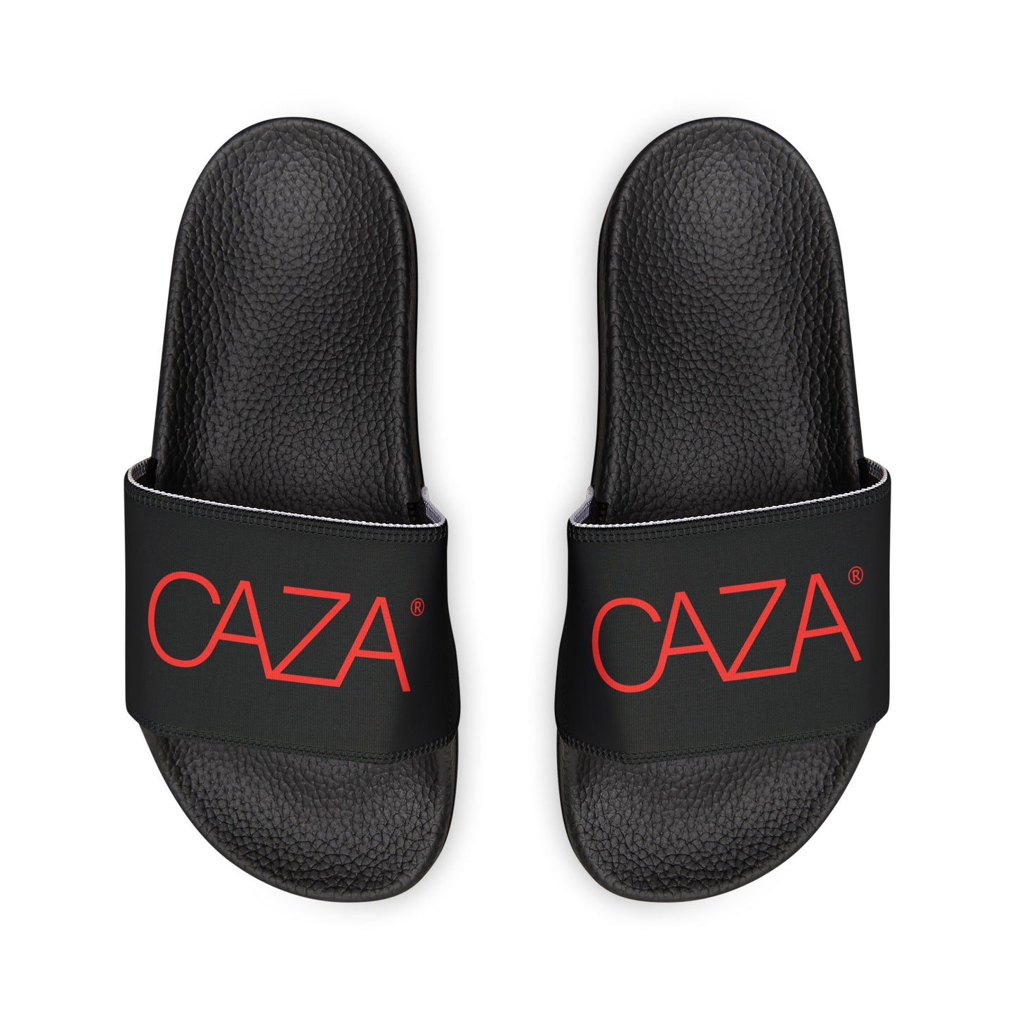 Youth PU Slide Sandals (Black)