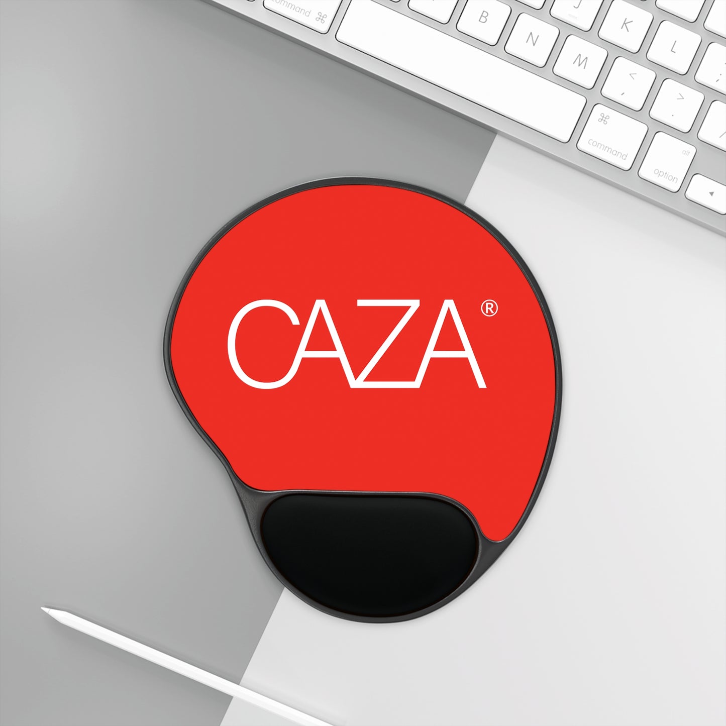 Mouse Pad With Wrist Rest (Red)