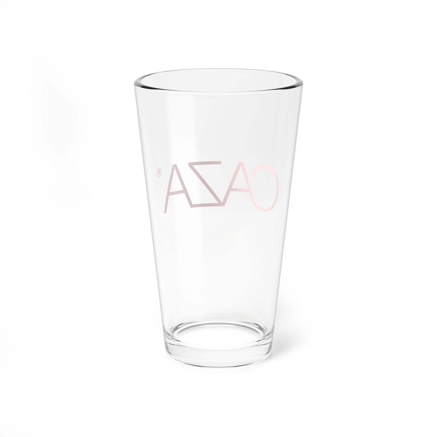 Mixing Glass, 16oz | Red CAZA® Logo