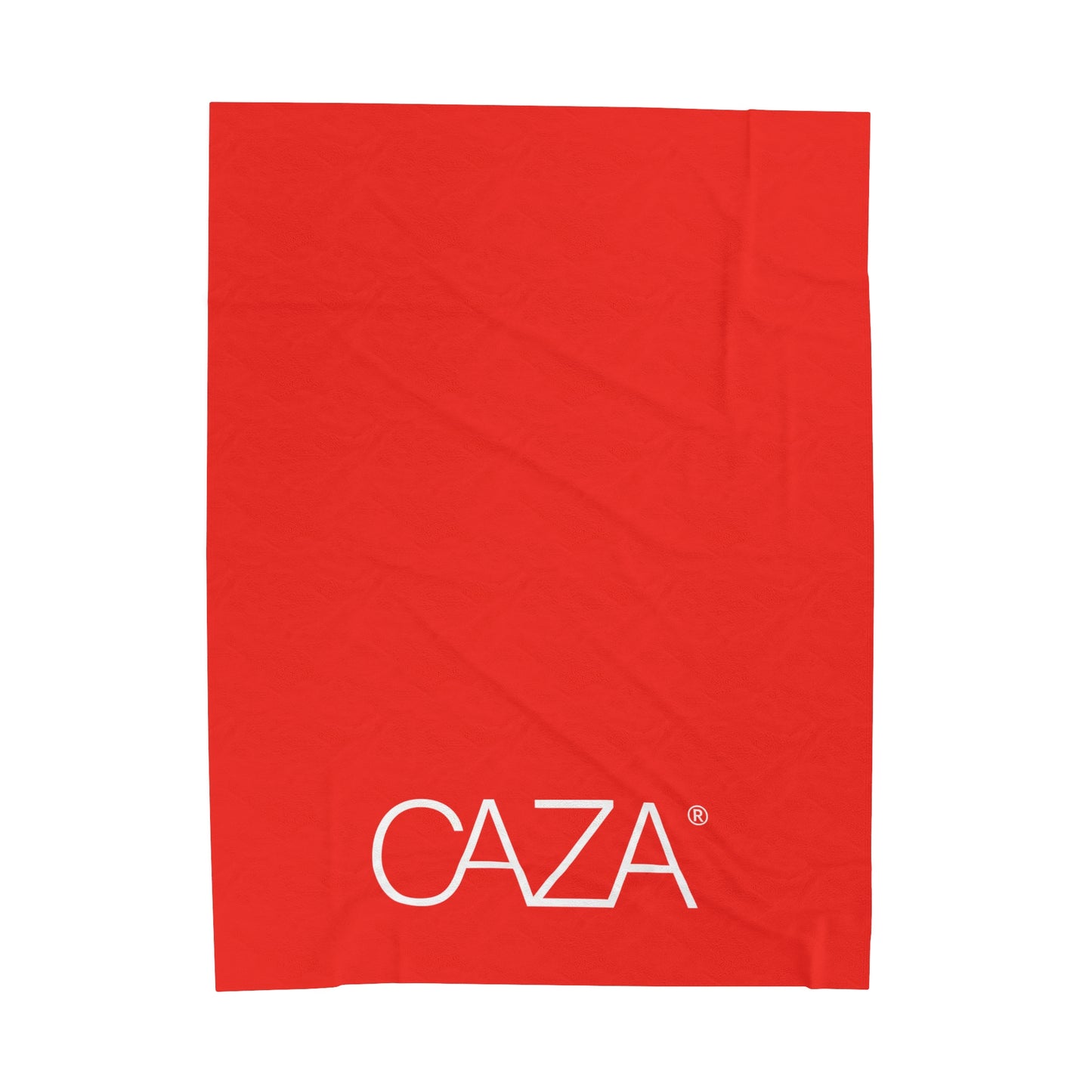 Velveteen Plush Blanket (Red)