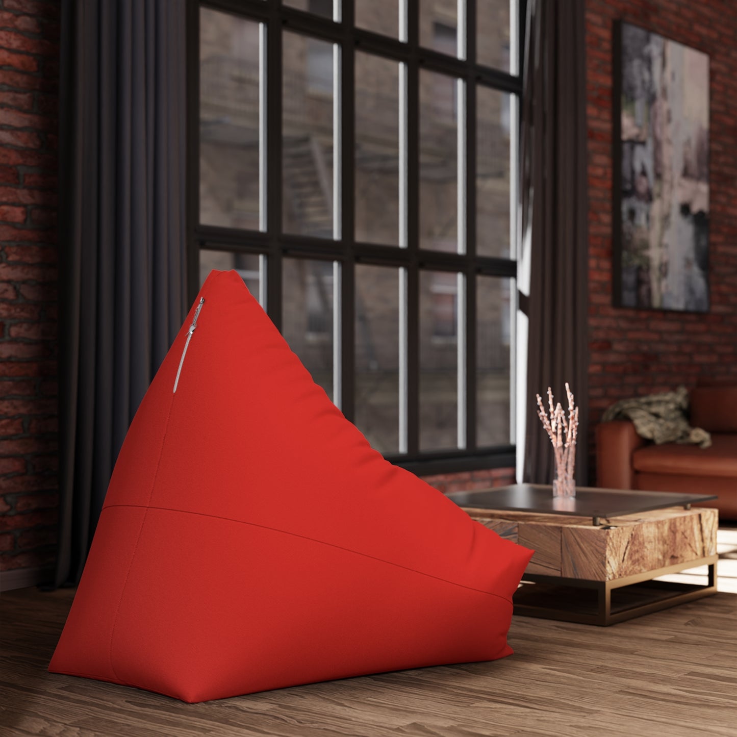 Bean Bag Chair Cover (Red)