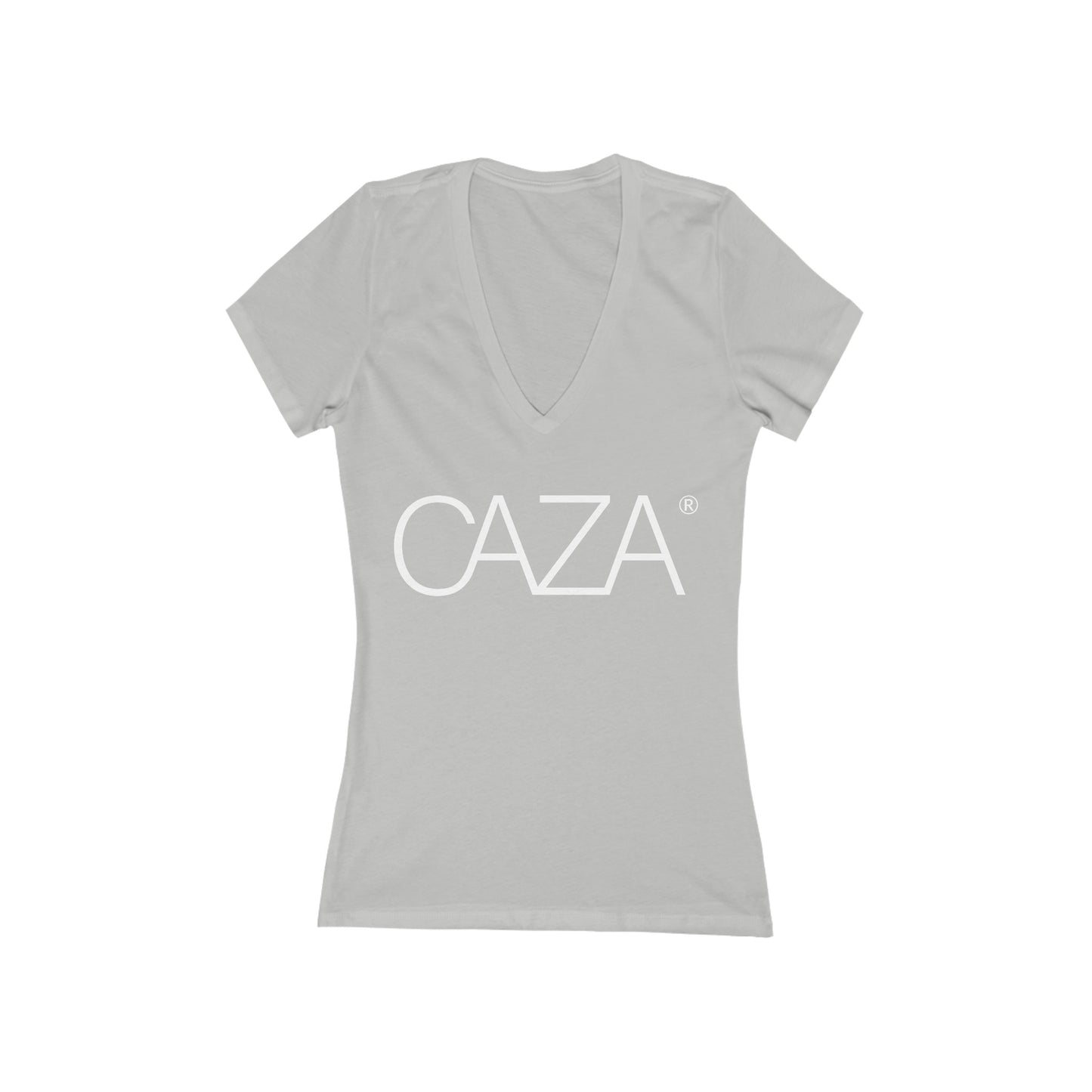 Women's Jersey Short Sleeve Deep V-Neck Tee