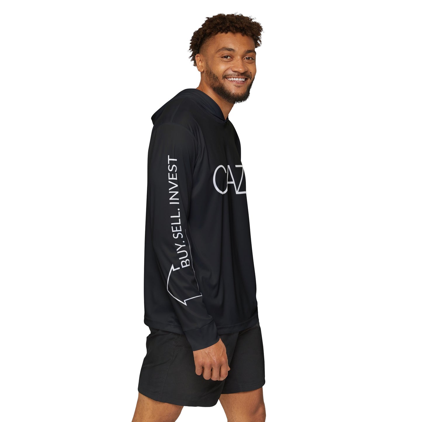 Men's Sports Warmup Hoodie (Black)