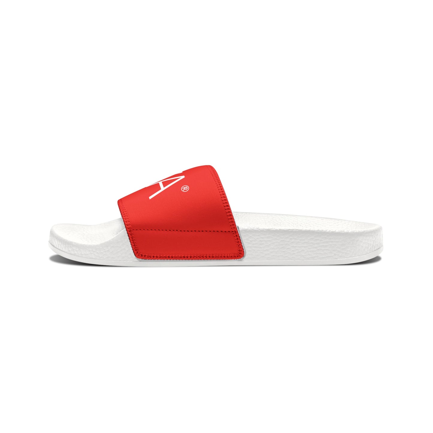 Youth PU Slide Sandals (Red)