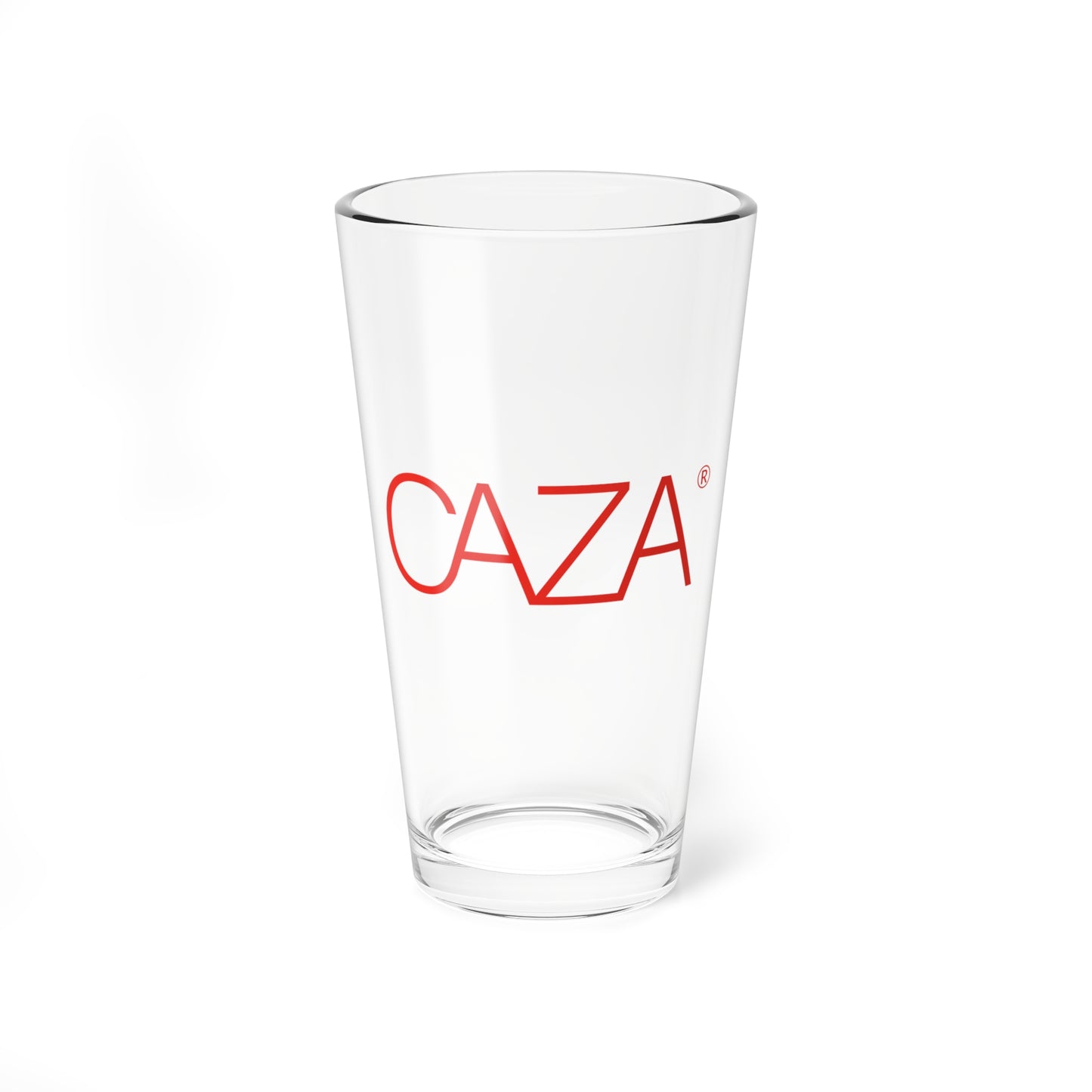 Mixing Glass, 16oz | Red CAZA® Logo