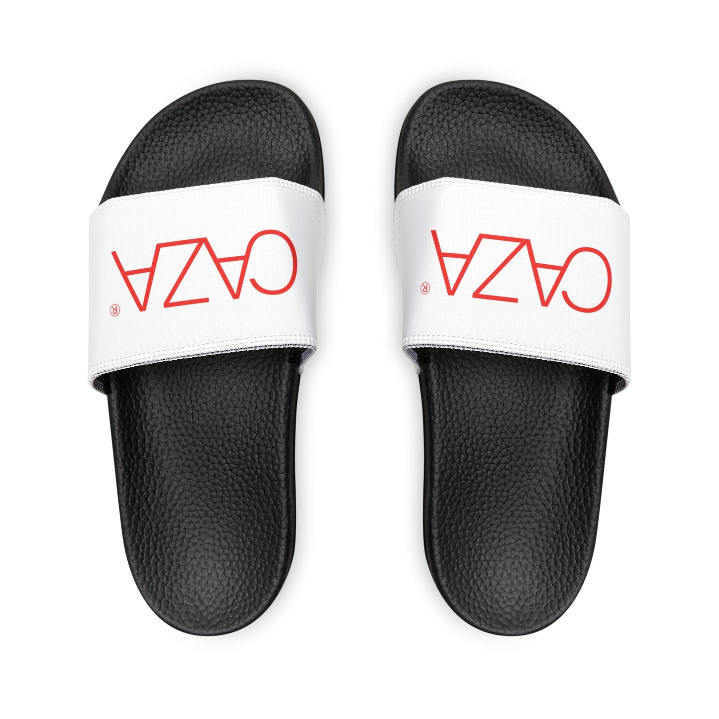 Women's PU Slide Sandals (White)