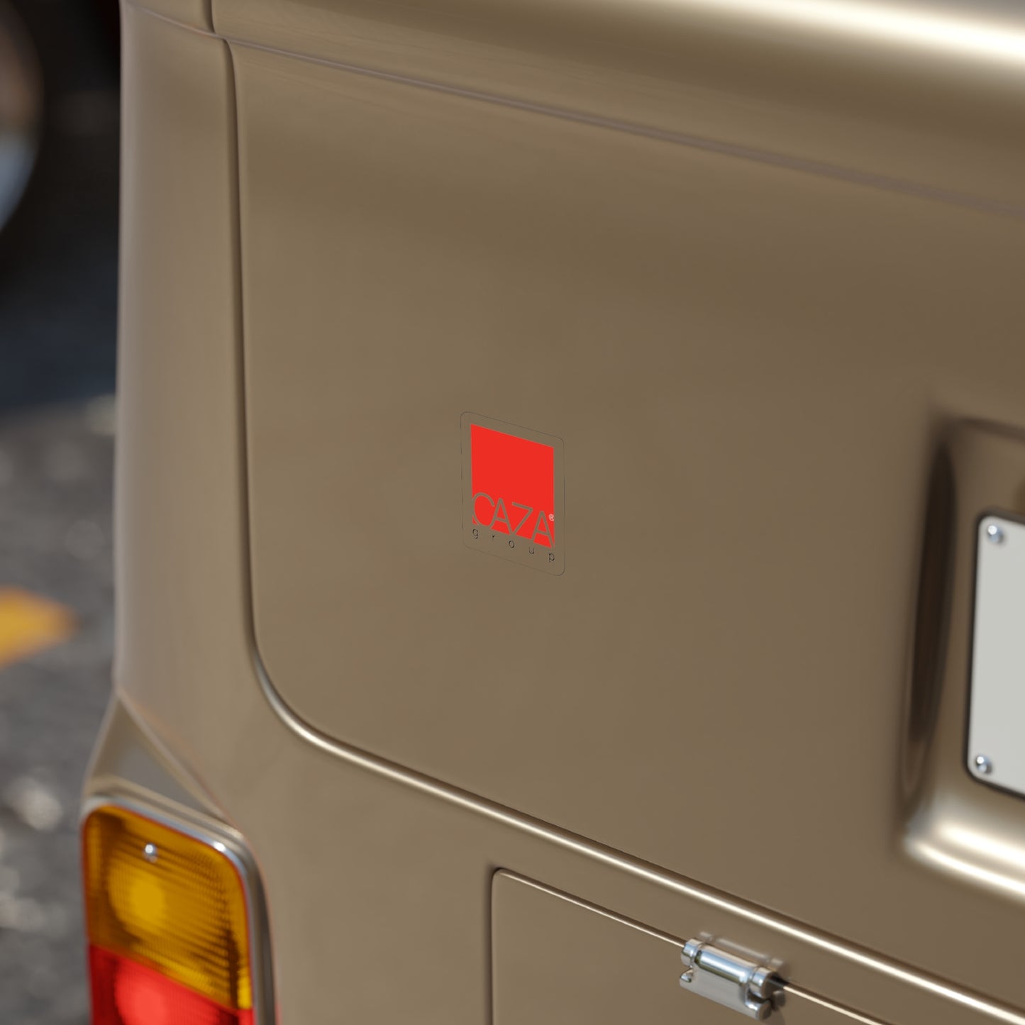 Transparent Outdoor Stickers, Die-Cut