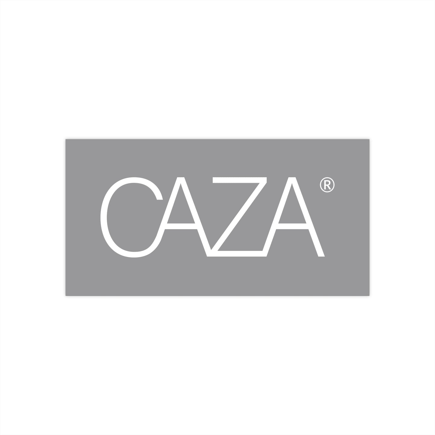 CAZA® Bumper Stickers (Grey)