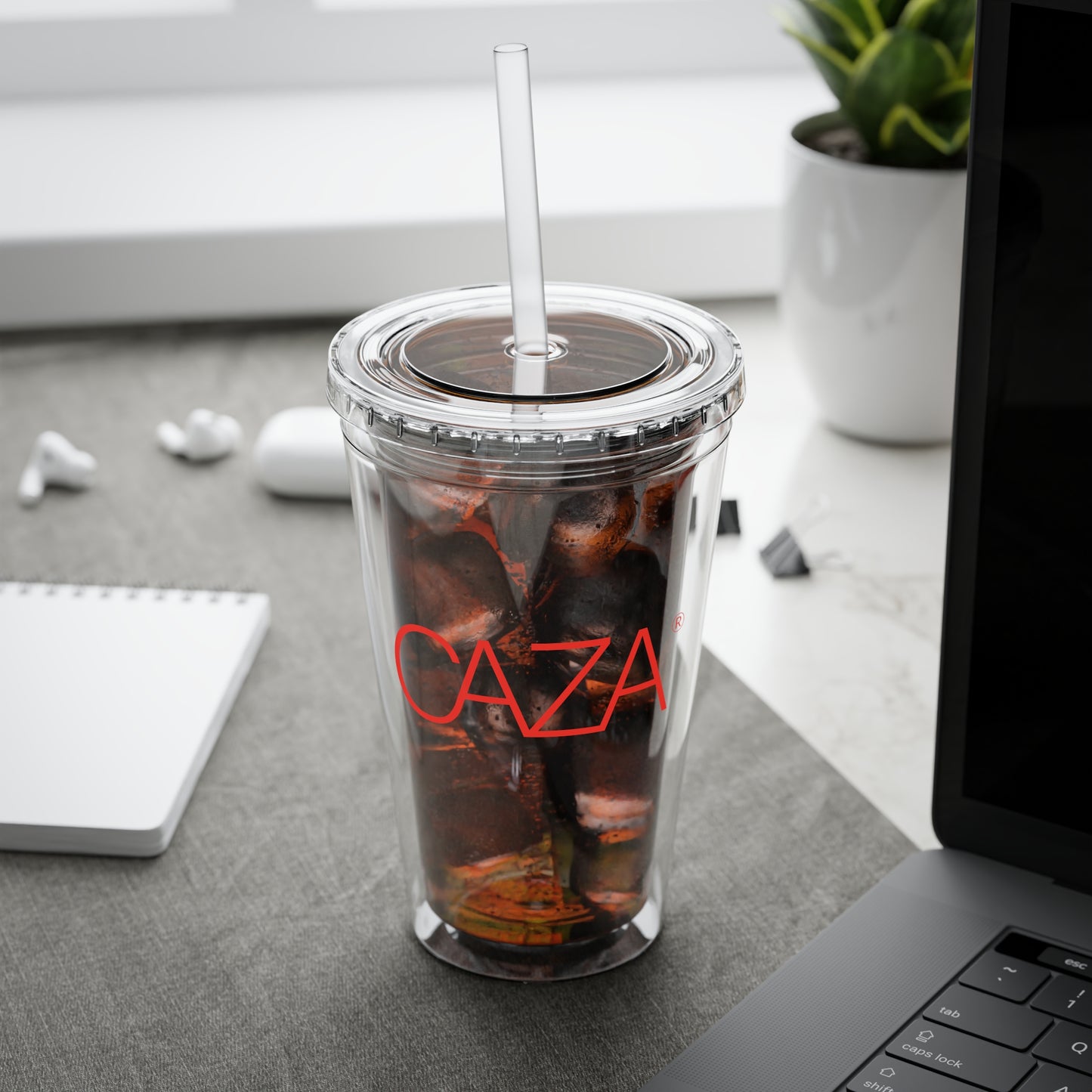Sunsplash Tumbler with Straw, 16oz