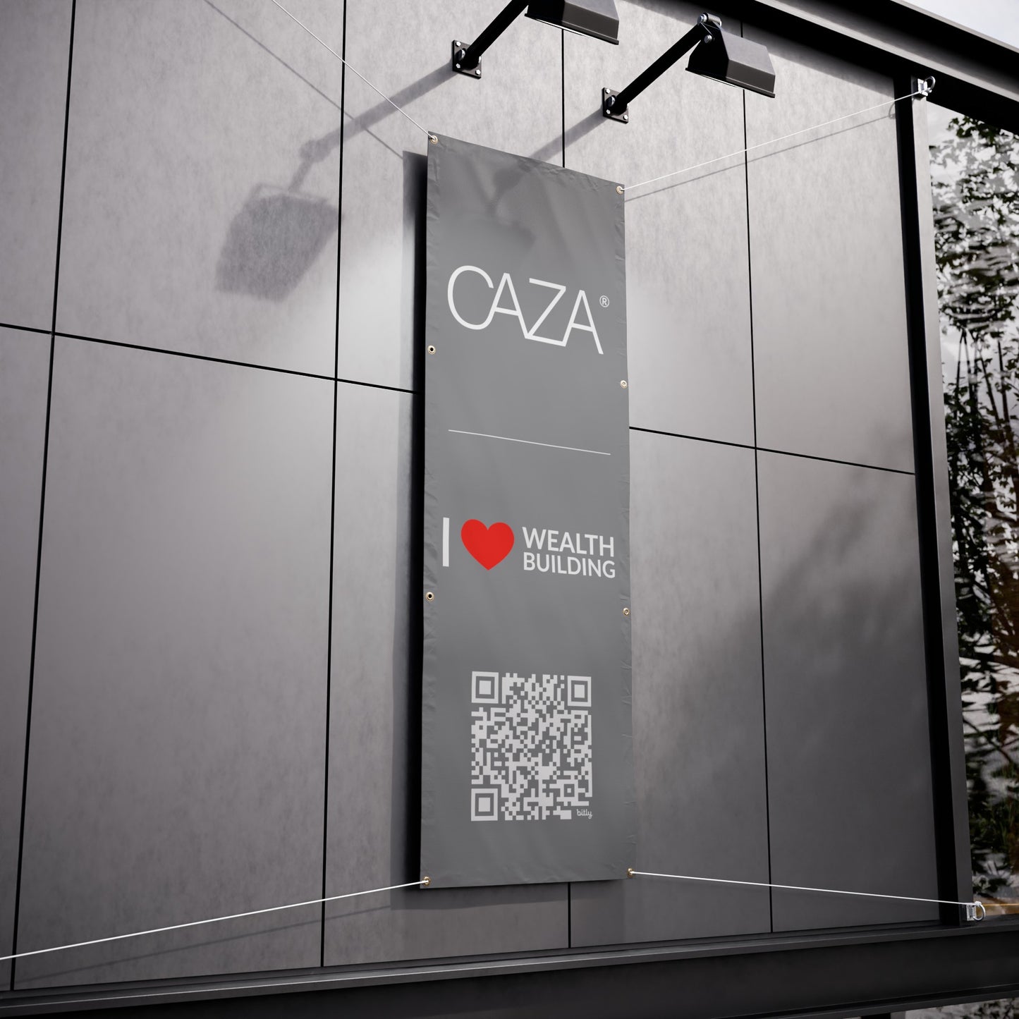 Join CAZA® | Vinyl Banners (Grey)