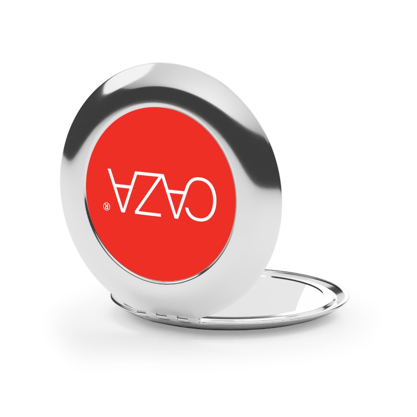 Compact Travel Mirror (Red)