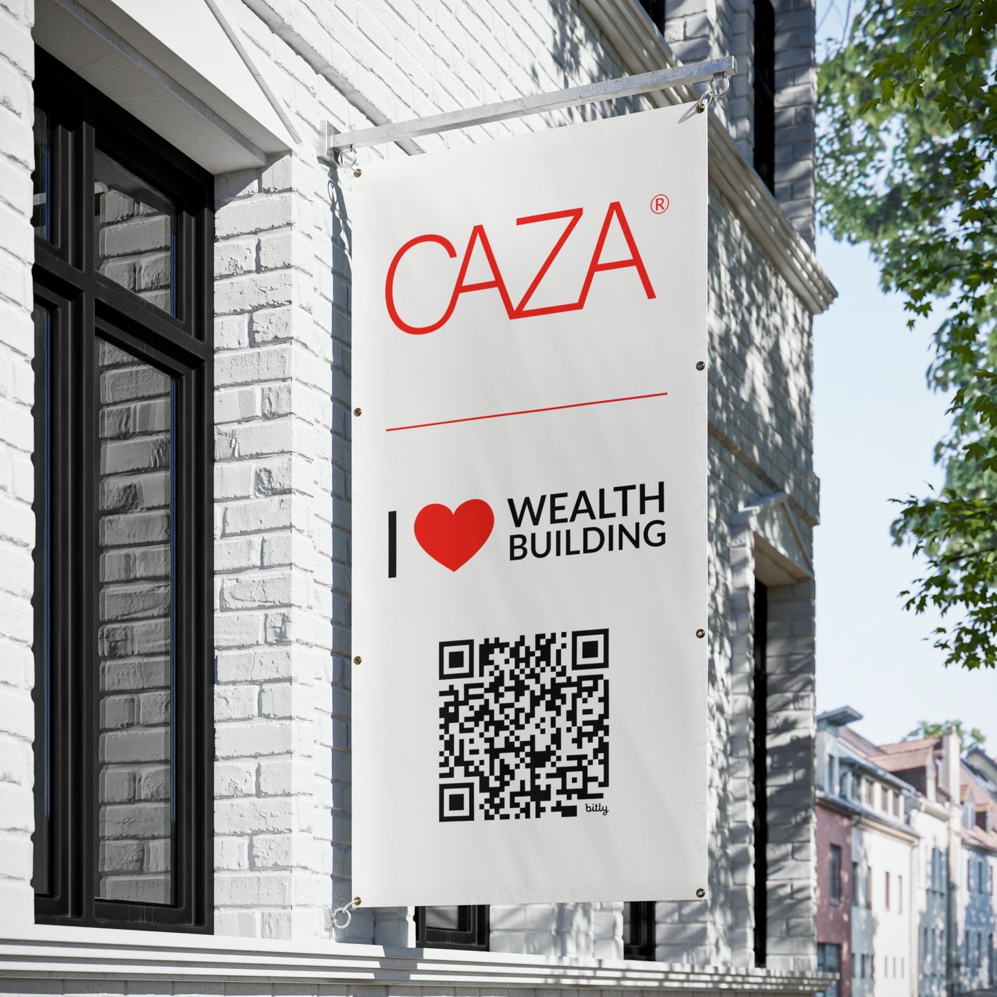 Join CAZA® | Vinyl Banners (White)