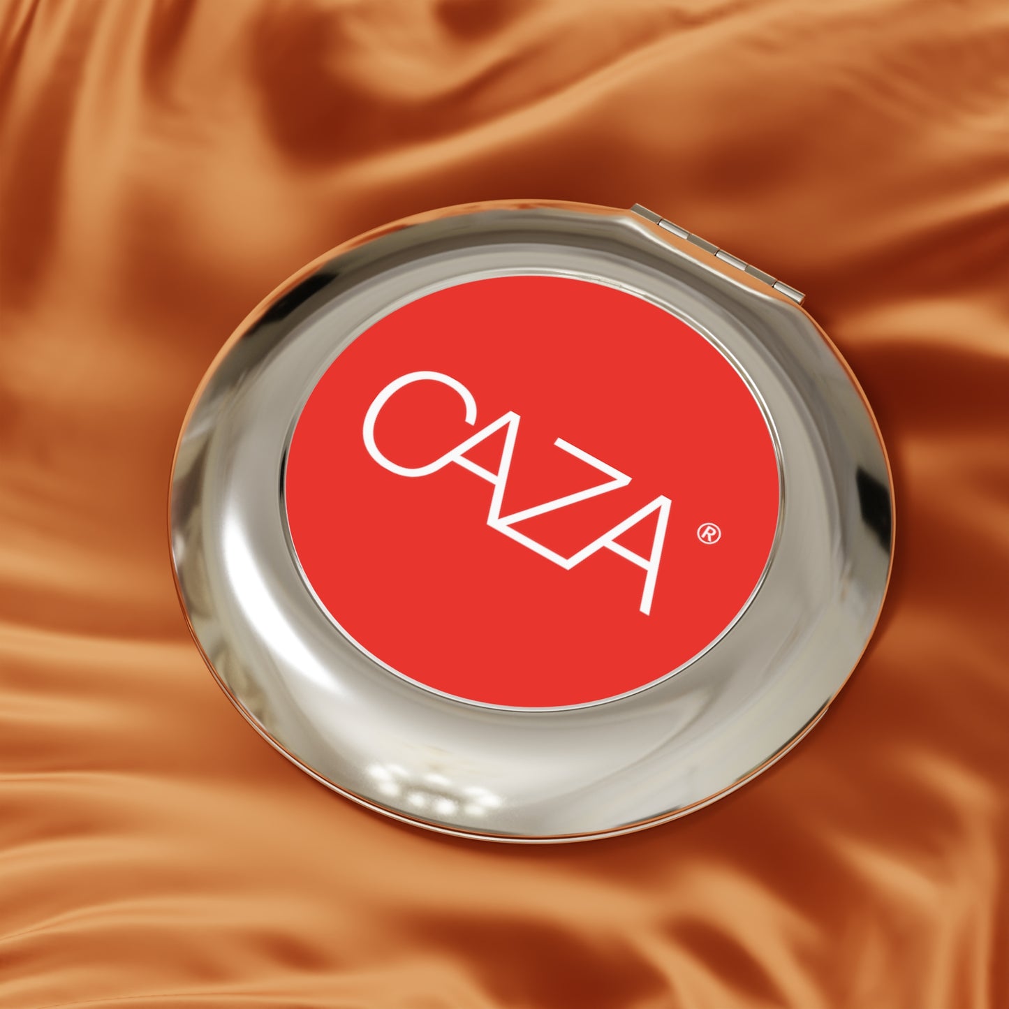 Compact Travel Mirror (Red)