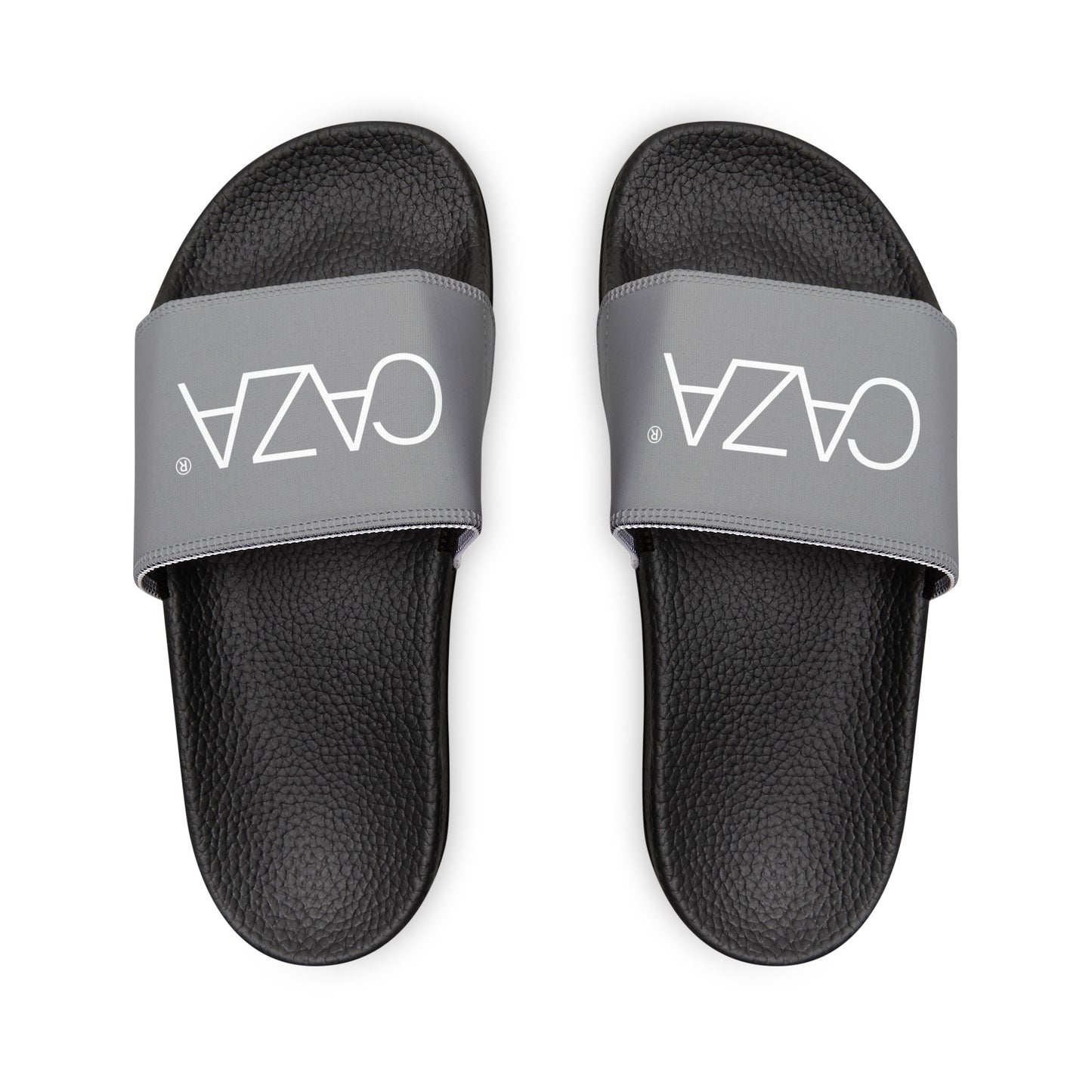 Women's PU Slide Sandals (Grey)