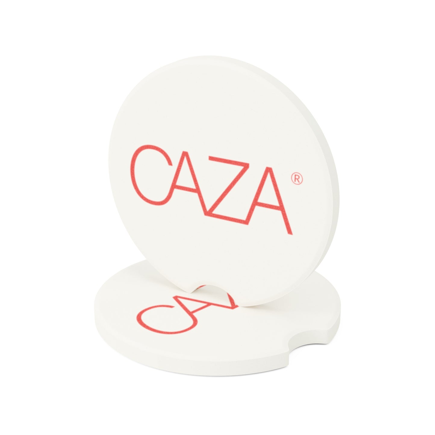 Soapstone Car Coaster (White)