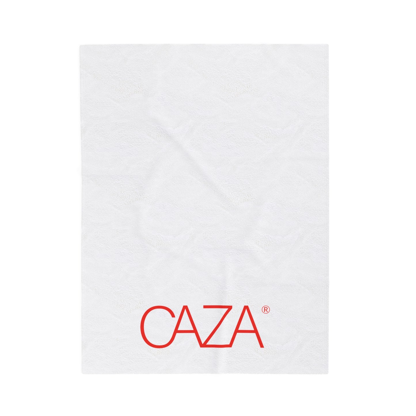 Velveteen Plush Blanket (White)