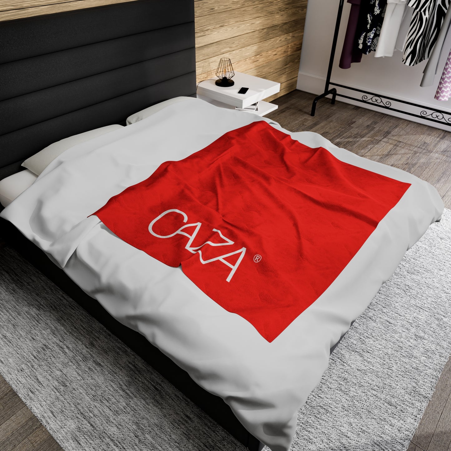 Velveteen Plush Blanket (Red)