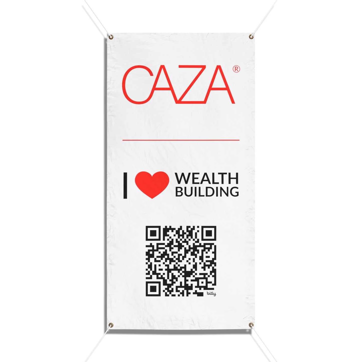 Join CAZA® | Vinyl Banners (White)
