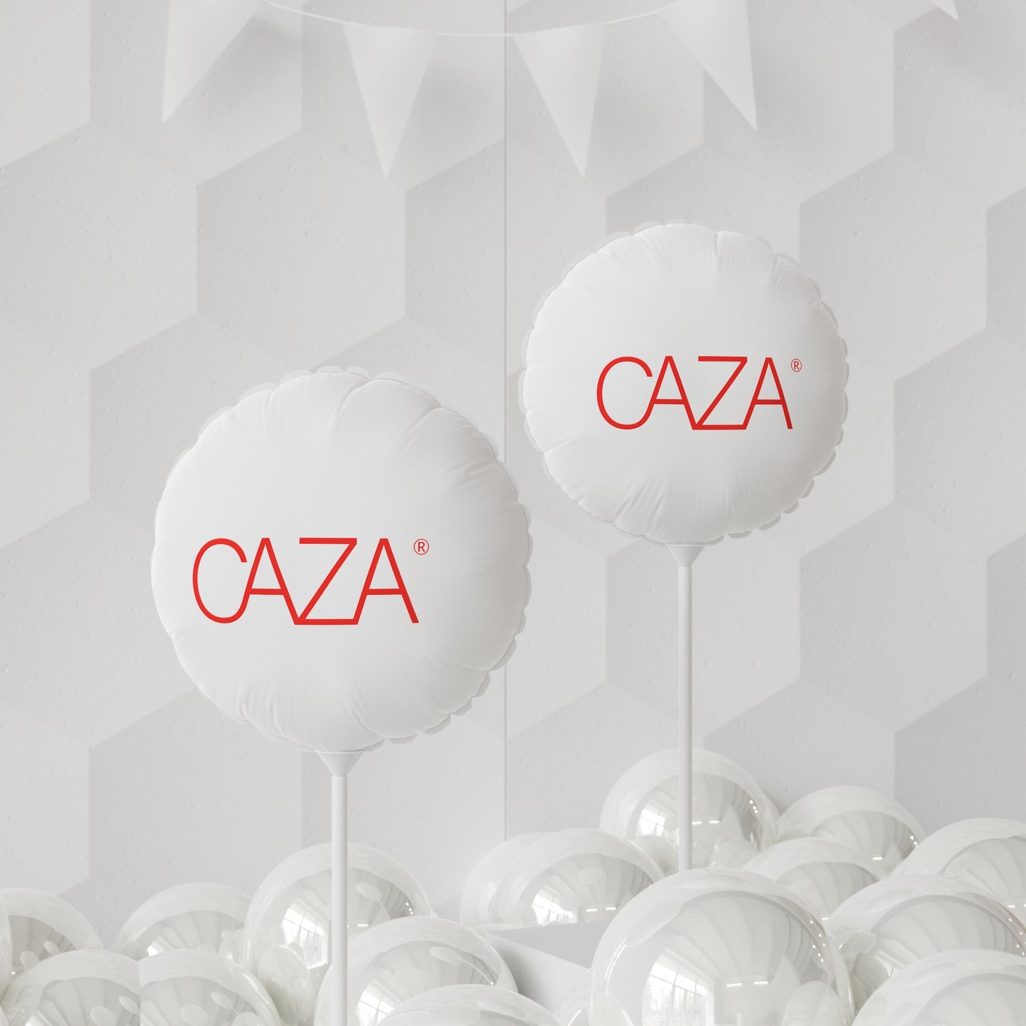 No Helium Balloon (White)