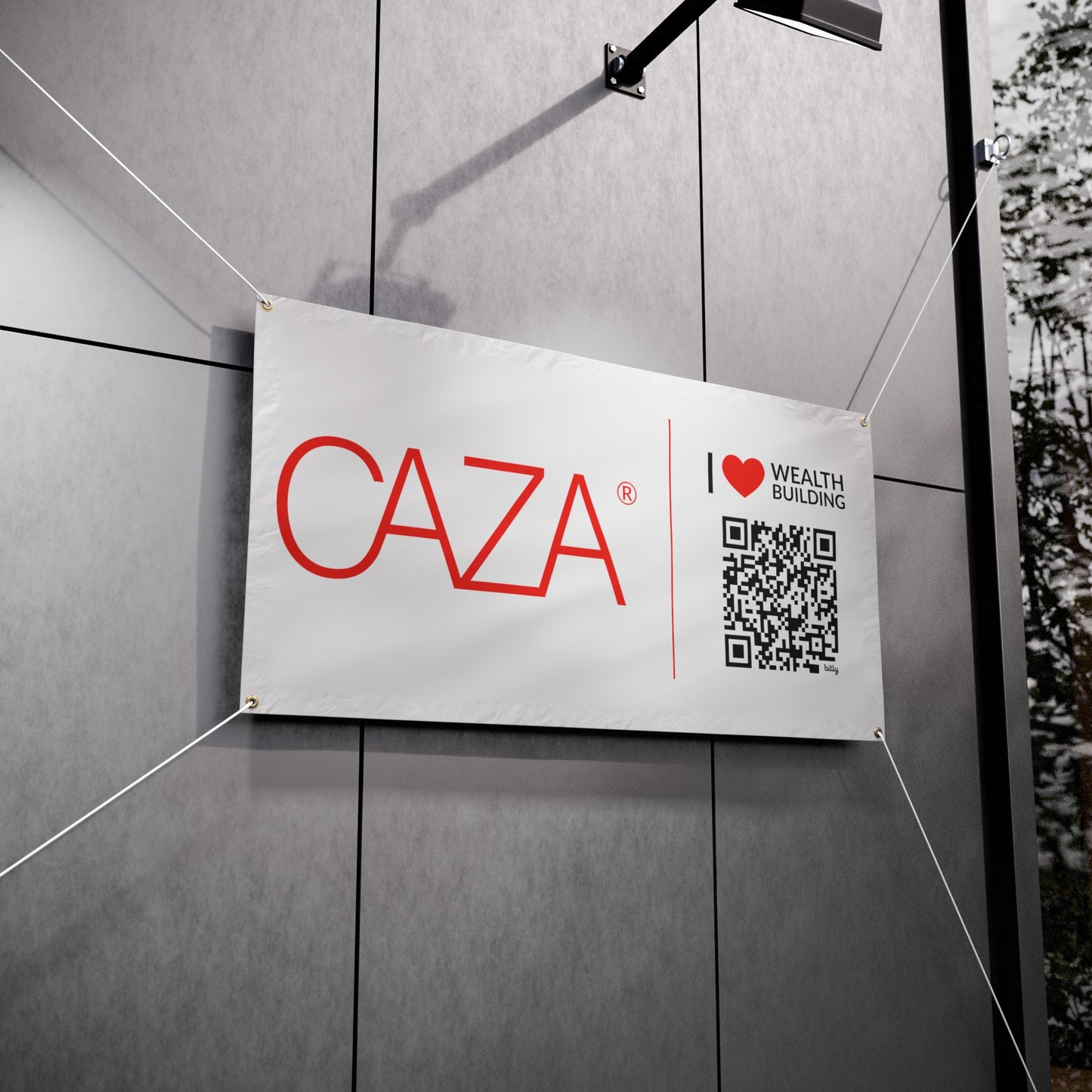 Join CAZA® | Vinyl Banners (White)