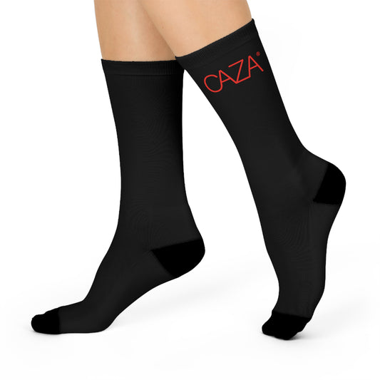 Cushioned Crew Socks (Black)