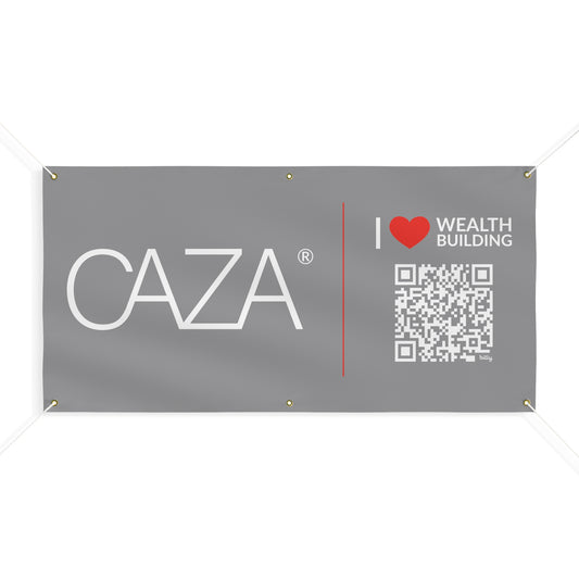 Join CAZA® | Matte Banner (Grey)