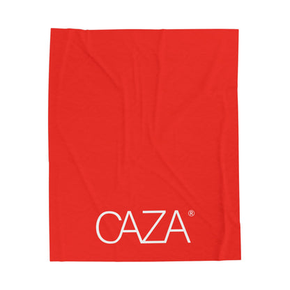 Velveteen Plush Blanket (Red)