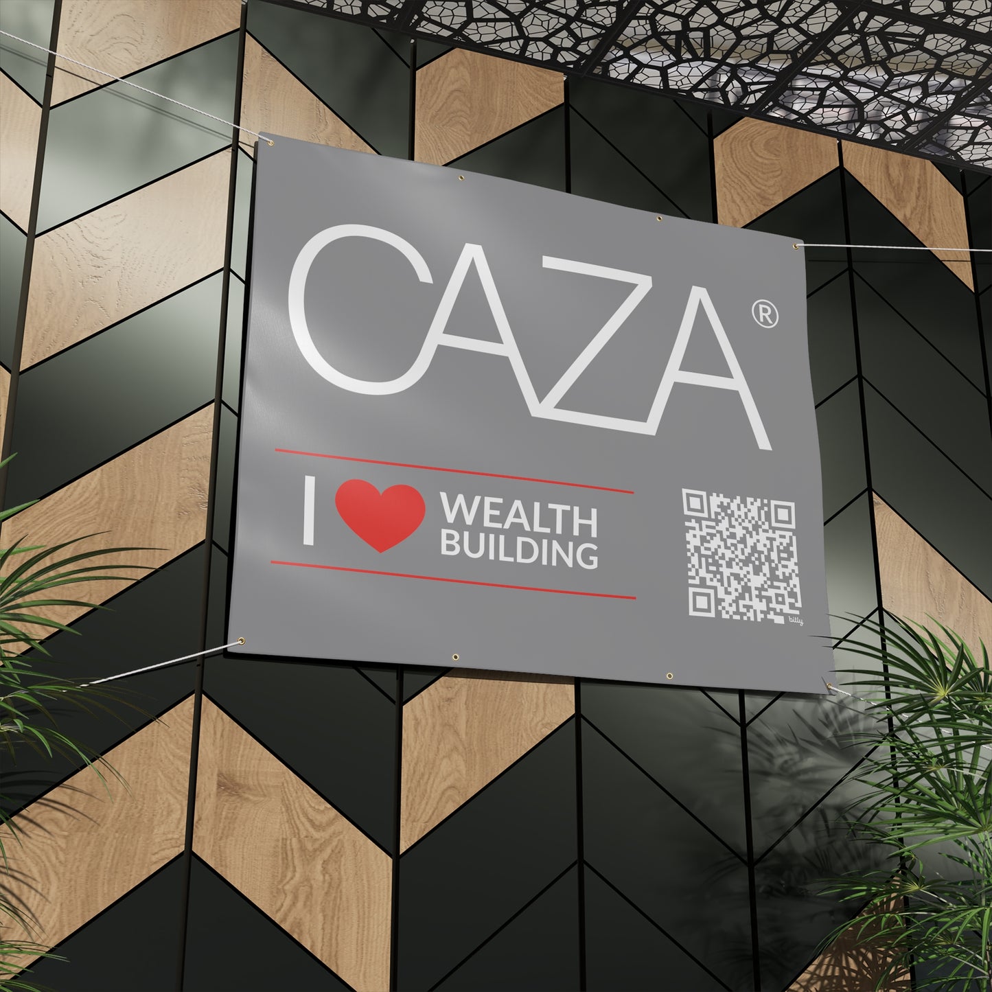 Join CAZA® | Matte Banner (Grey)
