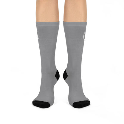 Cushioned Crew Socks (Grey)