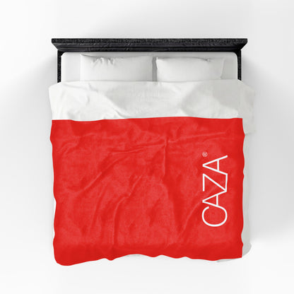 Velveteen Plush Blanket (Red)