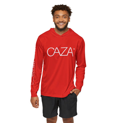 Men's Sports Warmup Hoodie (Red)