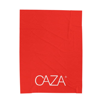 Velveteen Plush Blanket (Red)