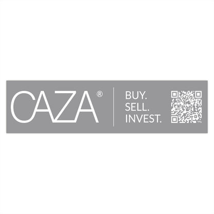 Buy. Sell. Invest. Bumper Stickers (Grey)