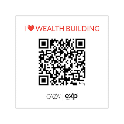 Join CAZA® | Square Vinyl Stickers