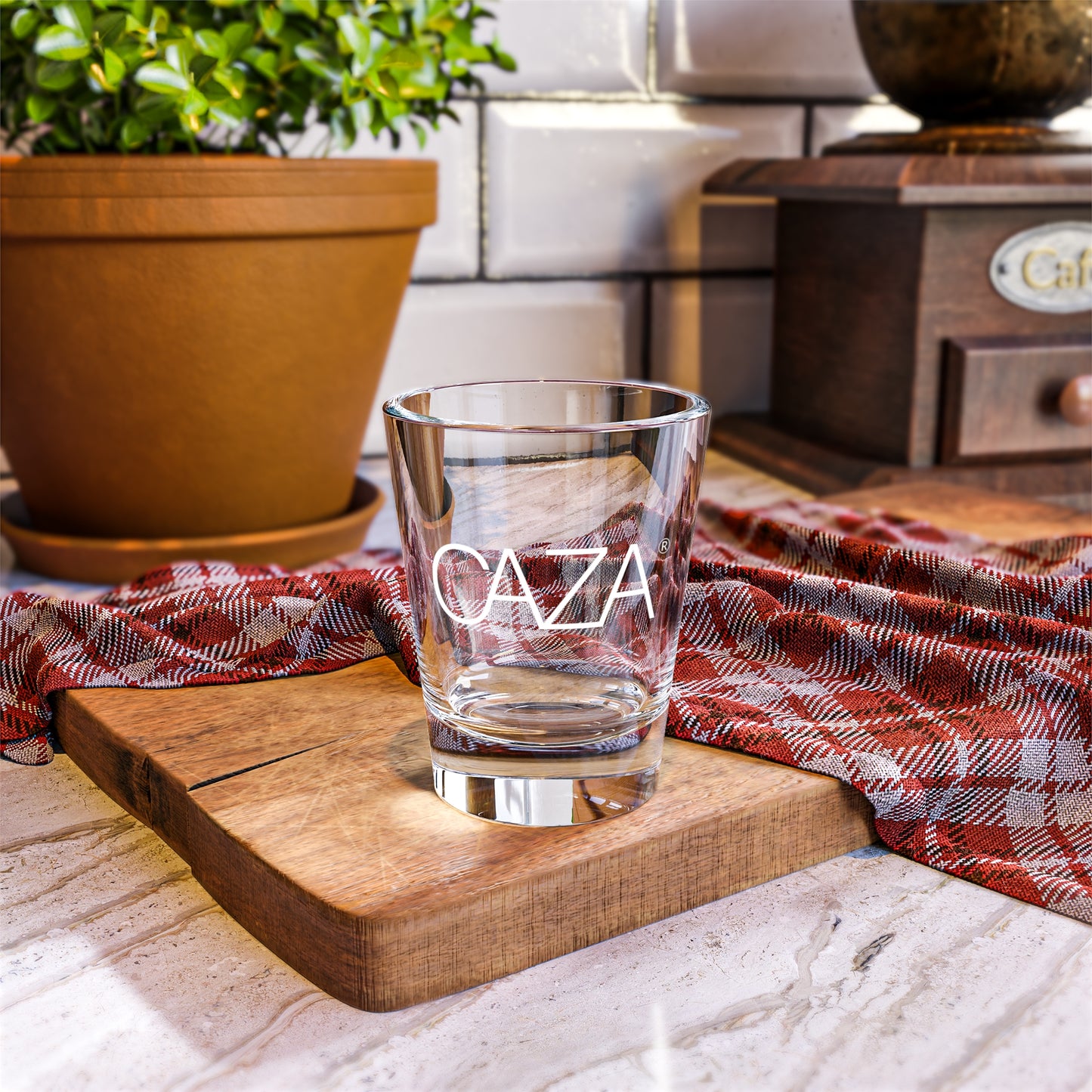Shot Glass | White Logo