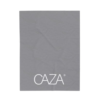 Velveteen Plush Blanket (Grey)