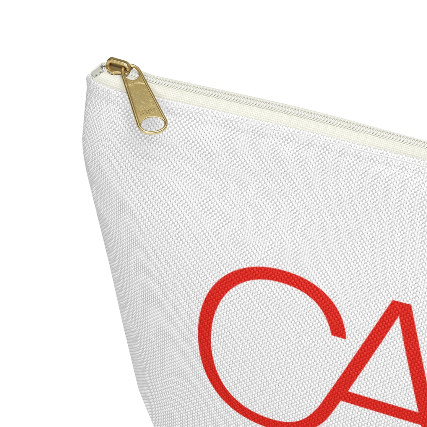 Accessory Pouch w T-bottom (White)
