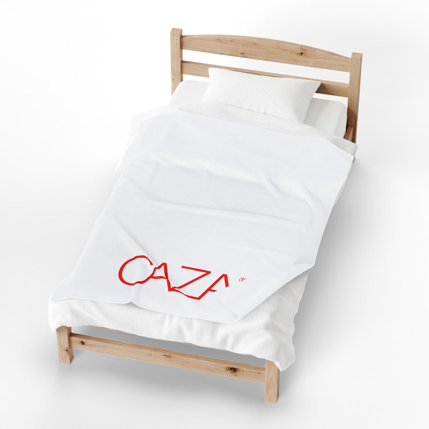 Velveteen Plush Blanket (White)