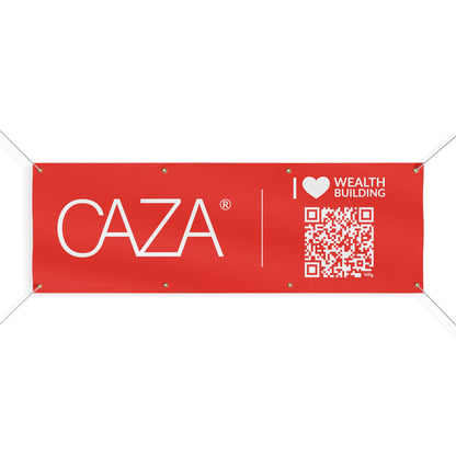 Join CAZA® | Matte Banner (Red)