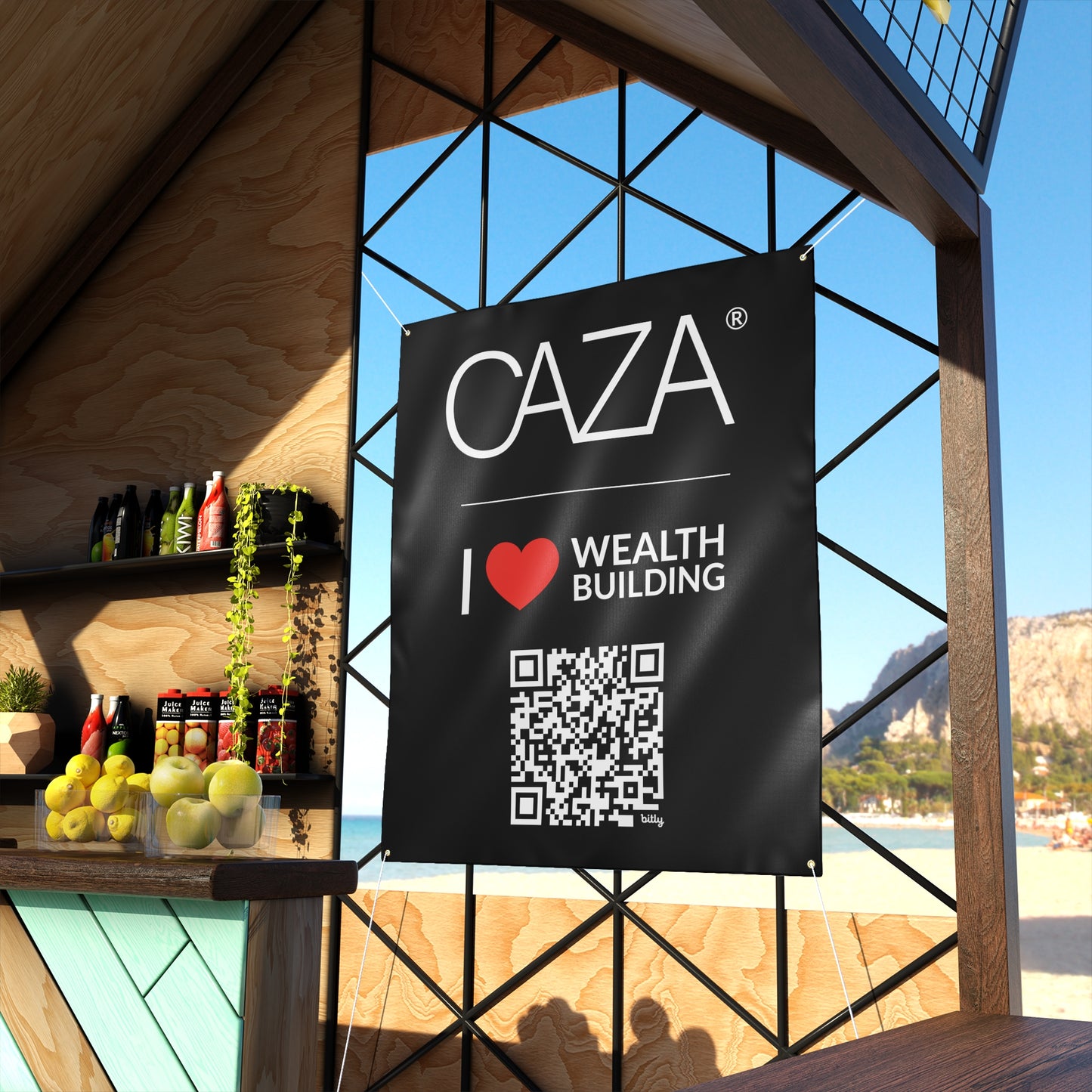 Join CAZA® | Matte Banner (Black)