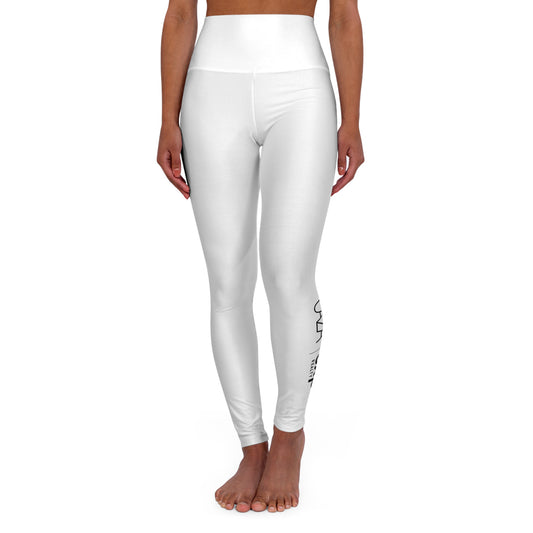 White High Waisted Leggings