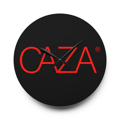 Acrylic Wall Clock (Black)
