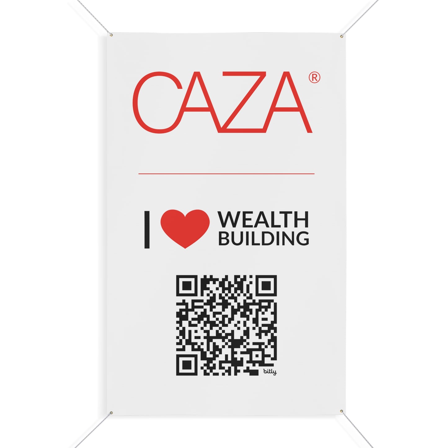 Join CAZA® | Matte Banner (White)
