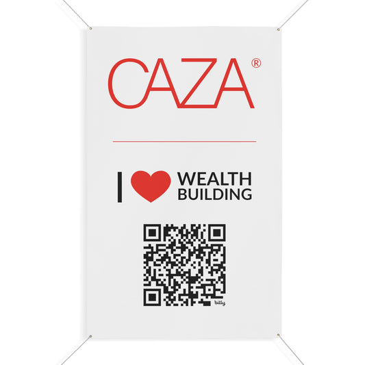 Join CAZA® | Matte Banner (White)