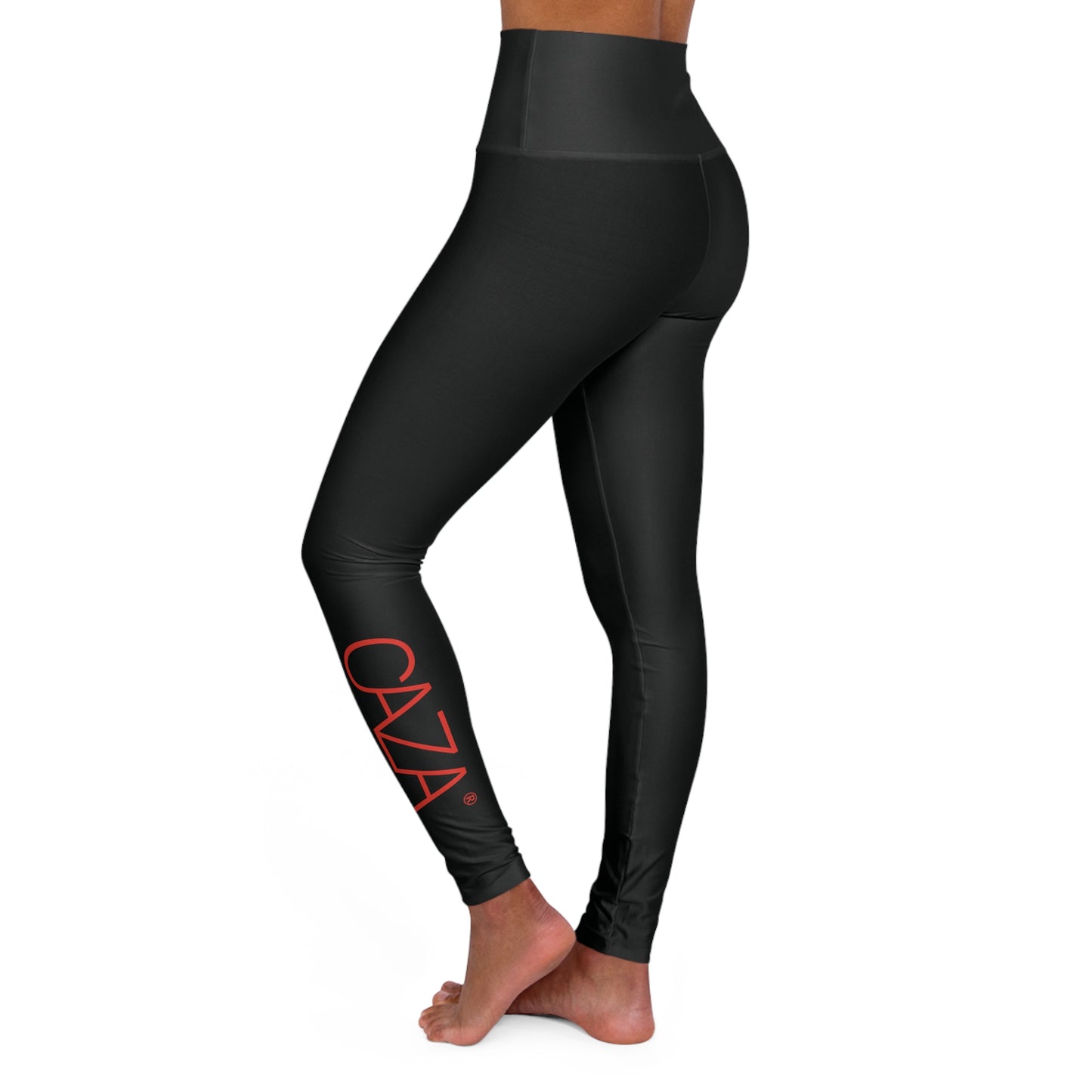 High Waisted Yoga Leggings (Option 2 - Black)